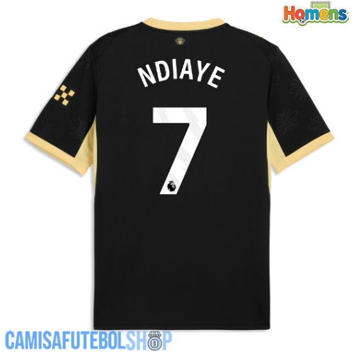 Camisa de time de futebol Manchester City Iliman Ndiaye #7 Replicas 2º Equipamento 2026-27 Manga Curta